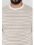 Çizgili Bisiklet Yaka Erkek Tişört P-00016826 4