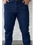 Erkek Fermuarlı Jean Kot Pantolon P-00016438 4