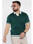 Erkek Polo Yaka Desenli Triko Tişört P-00016333 2