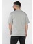 Erkek Yazı Baskılı Oversize Tişört P-00015996 3