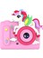 H05 Karikatür Hayvan Tasarım 2.0 Inç Hd Çift Lens 8x Zoom Dijital Kamera Çocuklar Için Video Kaydedici-Pembe Unicorn (Yurt Dışından) 1