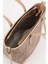 Kadın Siyah-Camel Kumaş Dokulu El Çantas 930064 3