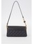 Siyah Burma Kilit Detay Omuz Çantası 5