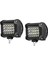 2 Adet Araba 12V 24V Far 72W Işık Çubuğu Çalışma Işığı Spot Işığı 4 Inç LED Işık Çubuğu Sis Lambası Kamyon Traktör Tekne Suv Için (Yurt Dışından) 1
