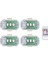 4 Adet Uzaktan Kumandalı Kablosuz LED Strobe Işıkları, 8 Renk USB Çarpışma Önleyici LED Acil Durum Uyarı Işıkları (Yurt Dışından) 1