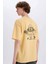 Rick And Morty Sarı Erkek T-Shirt E3264AX/YL506 1