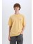 Rick And Morty Sarı Erkek T-Shirt E3264AX/YL506 3
