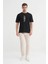 Siyah Erkek T-Shirt 4018 3