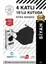 KF94 Kore Tipi 4 Katlı Siyah Maske Tekli Poşet, Uv Steril (10 Adet/1 Kutu) 1