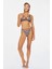 Kadın Zebra Desenli Sırt Bağlamalı Spor Bikini Takımı 3708 1