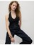 Halter Yaka Dar Kesim Triko Bluz 1
