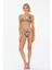 Kadın Tropikal Çiçek Desenli Bikini Takımı 3734 2