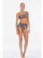 Kadın Desenli Yüksek Bel Bikini Takımı 3727 2