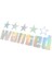 Wanted Yazılı Hologram Efektli Cam Stickeri 20X9CM 2