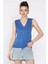 Kadın V Yaka Sıfır Kol Triko Bluz P-00017017 1