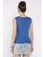 Kadın V Yaka Sıfır Kol Triko Bluz P-00017017 3