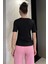Kadın V Yaka Aksesuarlı Triko Bluz P-00017009 3
