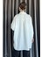 Kadın Çizgi Desenli Uzun Kol Oversize Gömlek P-00017004 3