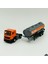 Oyuncak Metal Kasa Kapıları Açılan Çek Bırak Dorseli Model Çekici Tır Die-Cast 25 cm 4