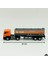Oyuncak Metal Kasa Kapıları Açılan Çek Bırak Dorseli Model Çekici Tır Die-Cast 25 cm 5