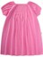 Nervüllü Keten Elbise 2-7 Yaş Pembe 1