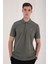 Çağla Erkek Basic Logolu Standart Kalıp Triko Polo Yaka T-Shirt - 87748 1