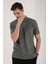 Çağla Erkek Basic Logolu Standart Kalıp Triko Polo Yaka T-Shirt - 87748 2
