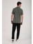 Çağla Erkek Basic Logolu Standart Kalıp Triko Polo Yaka T-Shirt - 87748 5