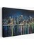 - Kıyı Şehrin De Gece Yağlıboya Görünüm Dekoratif Kanvas Duvar TABLOSU-3526 2