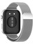 Huawei Watch Fit 4 Pro Uyumlu Hasır Örgü Metal Kordon 1