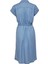 Onlpema Loose Fit Kemer Detaylı Midi Boy Kot Elbise Bayan Elbise 15250429 4