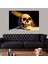 - Dekoratif Baskı Kuru Kafa Kanvas Tablo 1