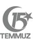 15 Temmuz Sticker 17X17 cm Gri 1