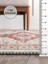 Vintage Desenli Halı, Pamuk Dokuma Pamuklu Taban Dekoratif Halı Kilim 23 5