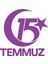 15 Temmuz Sticker 17X17 cm Mor 1