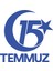 15 Temmuz Sticker 17X17 cm Mavi 1