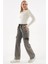 Kargo Denim Pantolon Antrasit 2