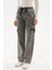 Kargo Denim Pantolon Antrasit 4