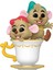 Pop! Disney Cinderella 75. Yıl Gus Gus J & G In Cup Vinil Figür 9,5 cm 2