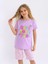 Kız Çocuk Kısa Kollu Kapri %100 Pamuklu Pijama Takımı More Fun 2