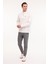 ml Gans 16ELG3034 4pr Kırık Beyaz Erkek Sweatshirt 3