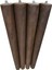 30 cm Koyu Meşe Ahşap Ayak Seti | Konik Tasarım | Masa, Sehpa & Sandalye Ayağı | Montaj Aparatları Dahil 1