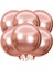 Folyo Balon 22 Inç Küre Top Şekilli Rose Gold Renkli Parti Balonu 2
