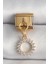 316L Çelik Gold Renk Zirkon Taşlı Sallantı Güneş Model Nomination Charm - TJ-BC1353 1