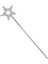 Yıldız Şekilli Peri Asası 34 cm 3