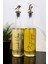 2li 750 ml Ayçiçek Yağı ve Zeytinyağı Etiketli Yağlık Sıvı Yağ Şişesi Gold Tıpa Cam Yağdanlık 4