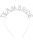 Gümüş Kaplama Kristal Taşlı Team Bride Taç 1
