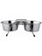 DDWF2BCP 3qt Ayaklı Ikili Metal Mama Kabı Ø25 cm Bstmy 1