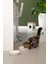 Yavru Kedi Mama Su Kabı, Seramik, Gri Sarı, 17,5cmx3,5cm Bstmy 3