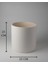 Dekoratif Beton Saksı 25 cm - Delikli+Tabak / Deliksiz - 12L 2